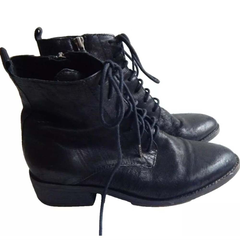 Eileen Fisher Bravo Textured Leather Boots